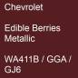 Preview: Chevrolet, Edible Berries Metallic, WA411B / GGA / GJ6.